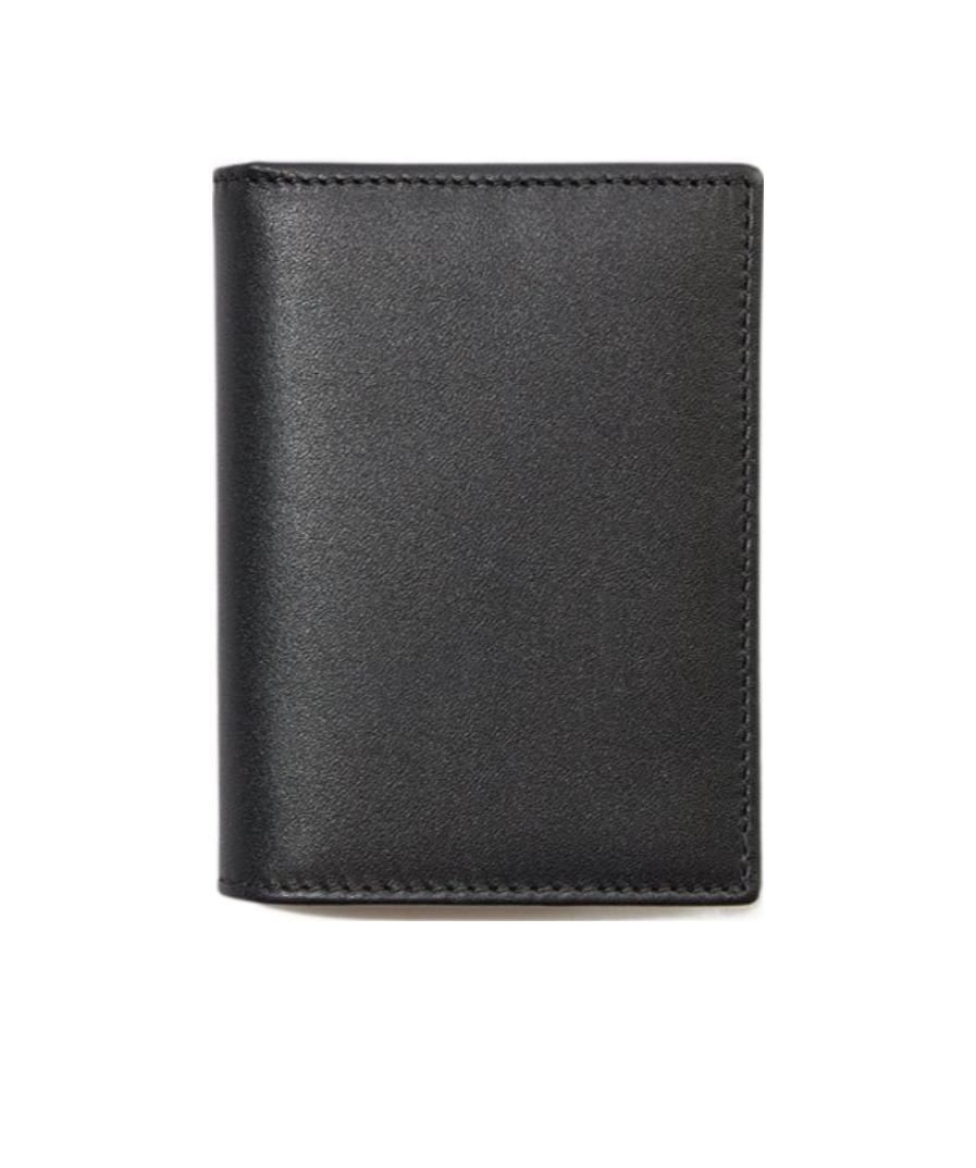 Comme Des Garçons Logo Wallet In Black