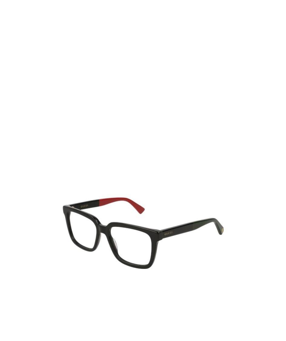 Gucci Black Logo Rectangular Frame Flat Mirror In Black