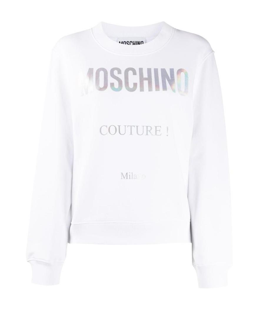 MOSCHINO LOGO PRINTED HOODIE