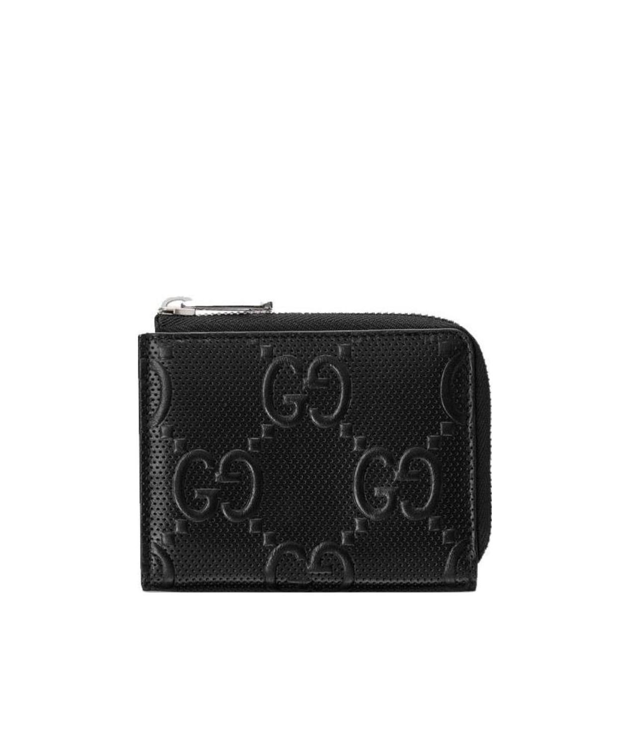 GUCCI GG EMBOSSED COMPACT WALLET
