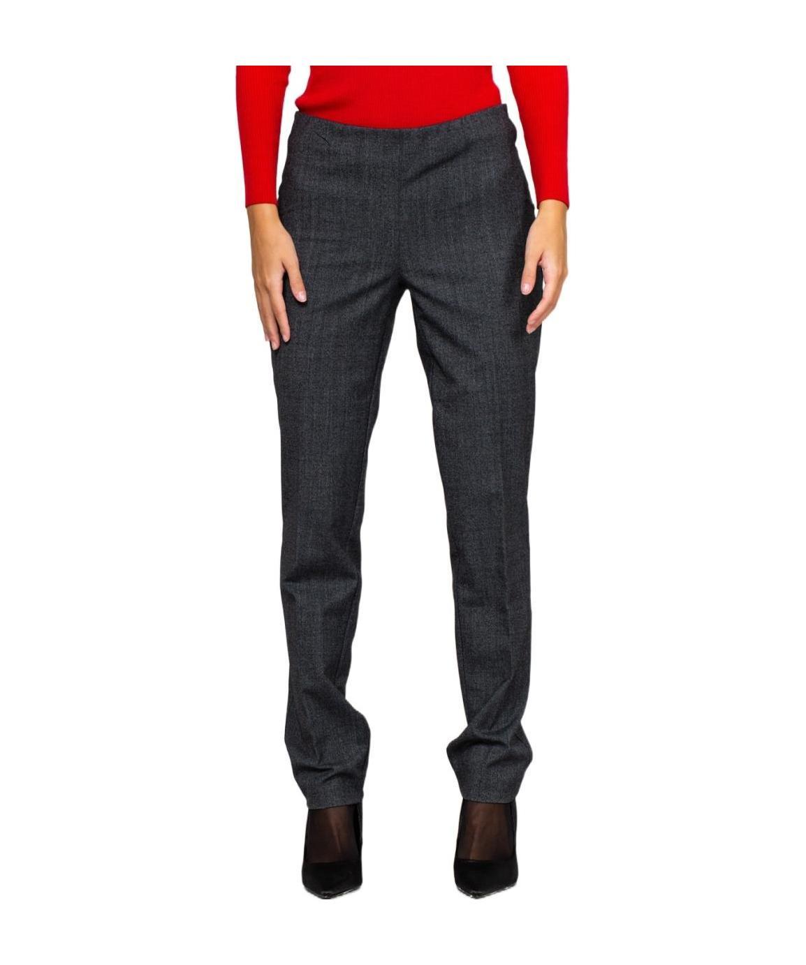 P.a.r.o.s.h Straight Leg Trousers In Black