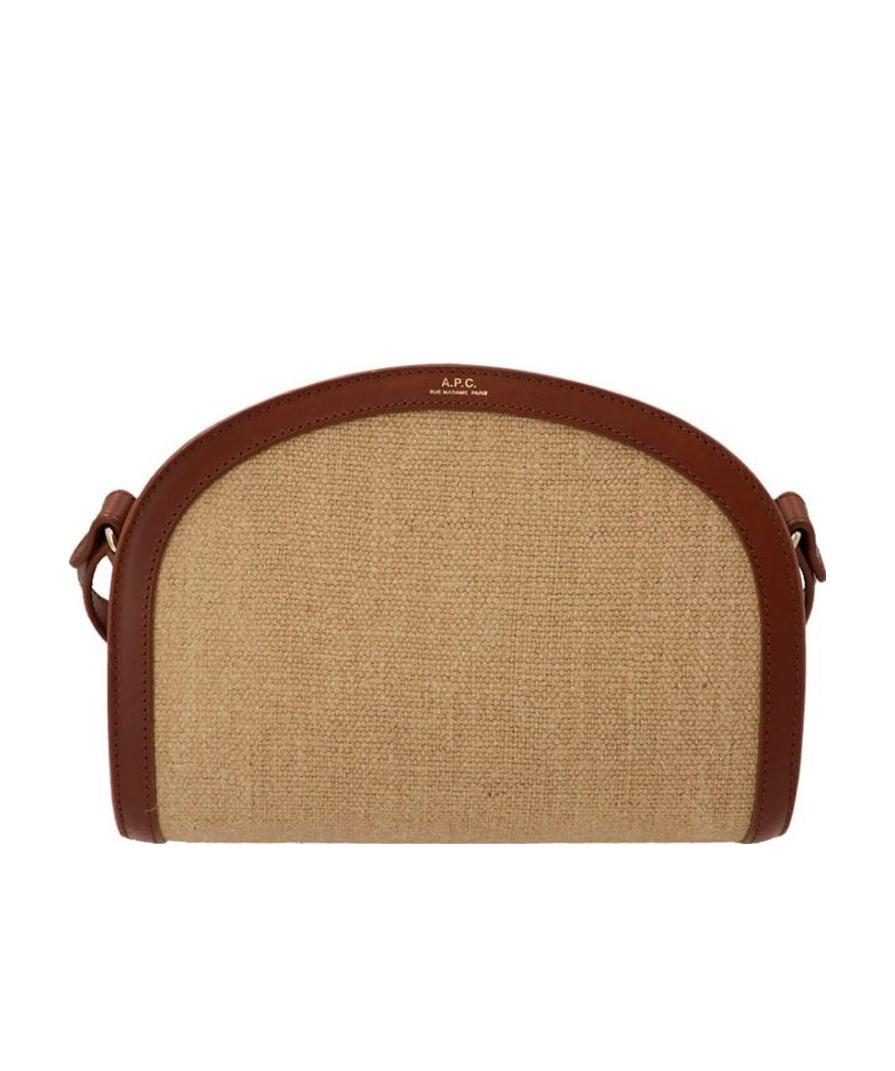 Apc Demi-lune Crossbody Bag In Brown