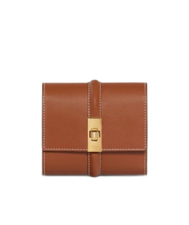 Celine Small Logo 70% Discount Wallet In Brown