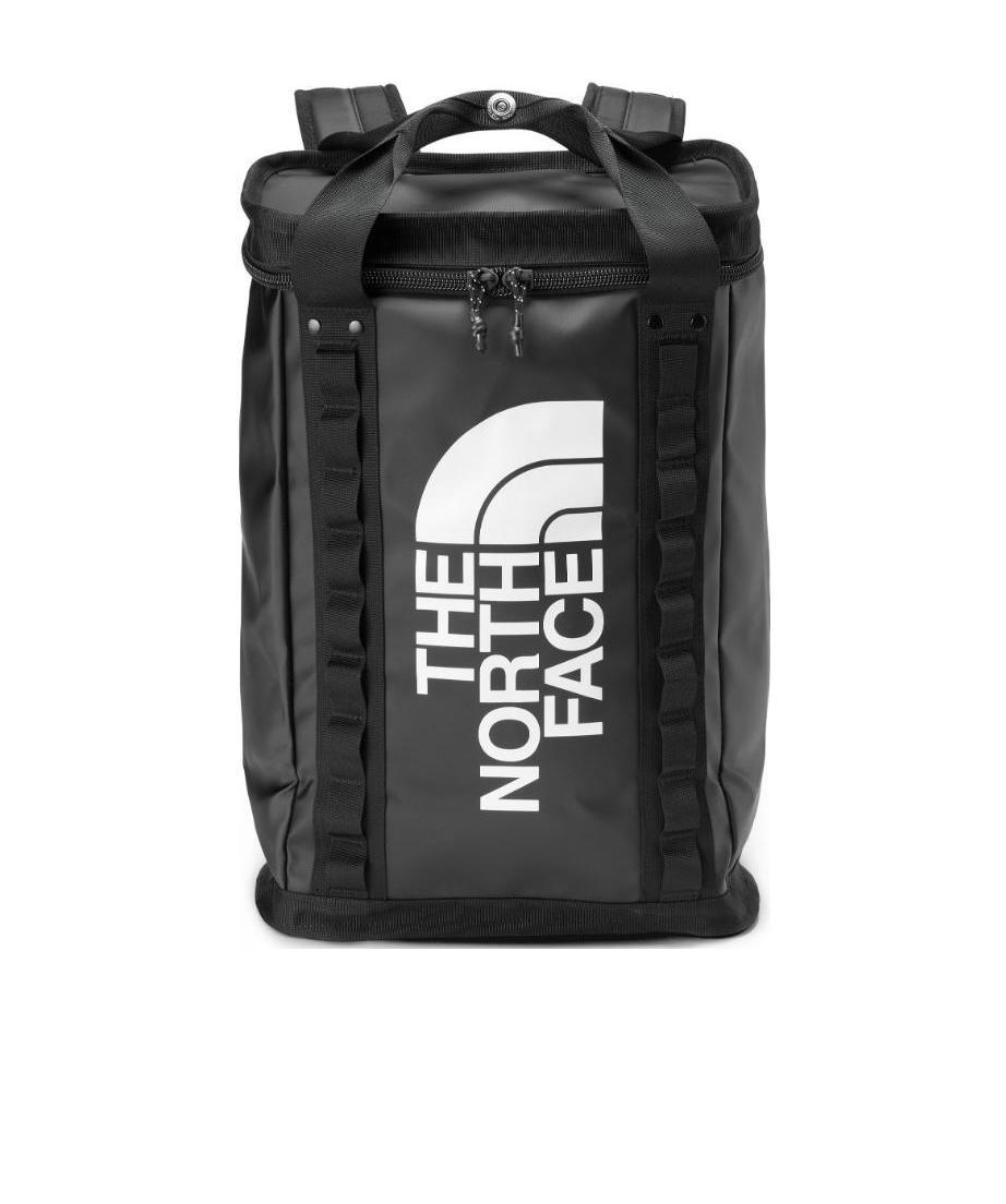 The North Face Black Logo Backpack In Black