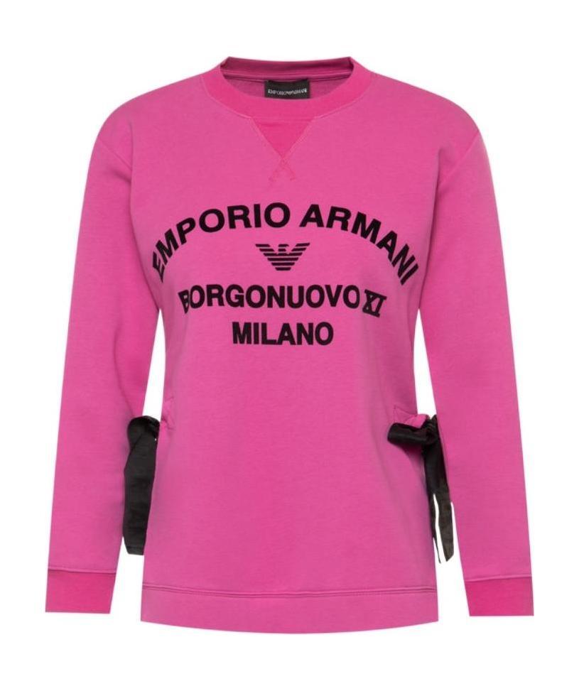 EMPORIO ARMANI ROUND-NECK SPORTS SWEATER