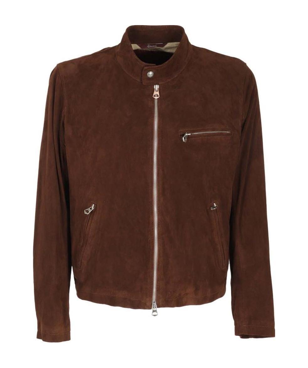 Stewart Pocket-inserting Casual Jacket In Red