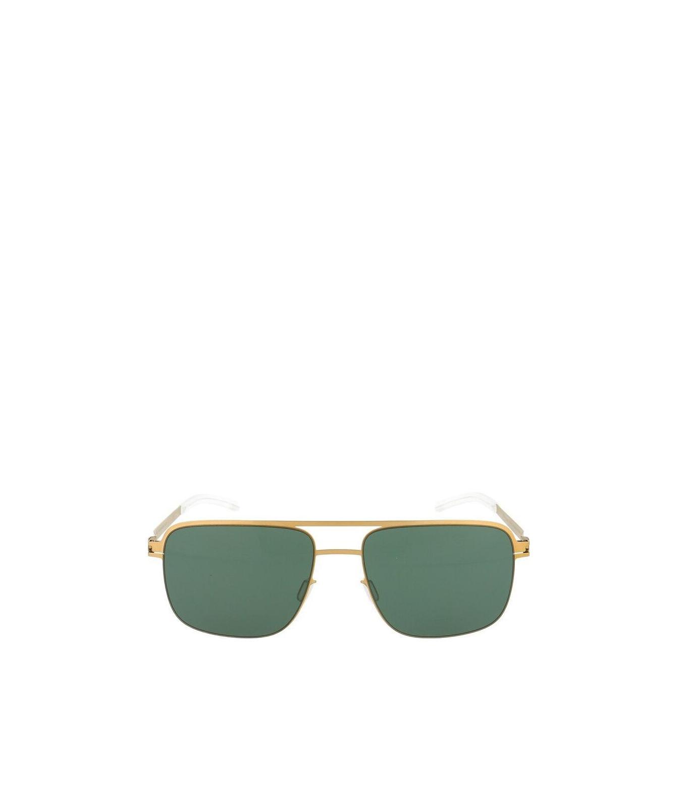 Mykita Wilder Square-frame Sunglasses In Green