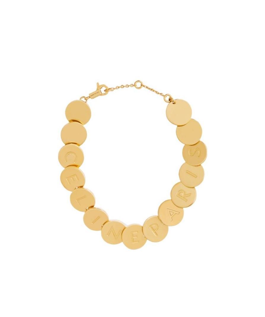 Celine Pastilles Bracelet In Brass With Gold Finish