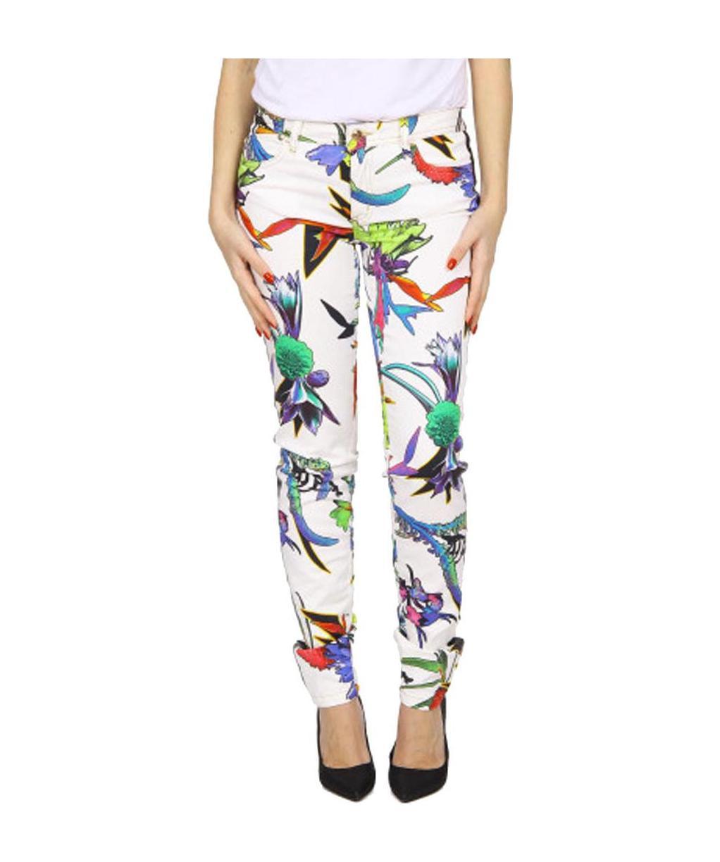 Shop Just Cavalli Tight Jeans In White