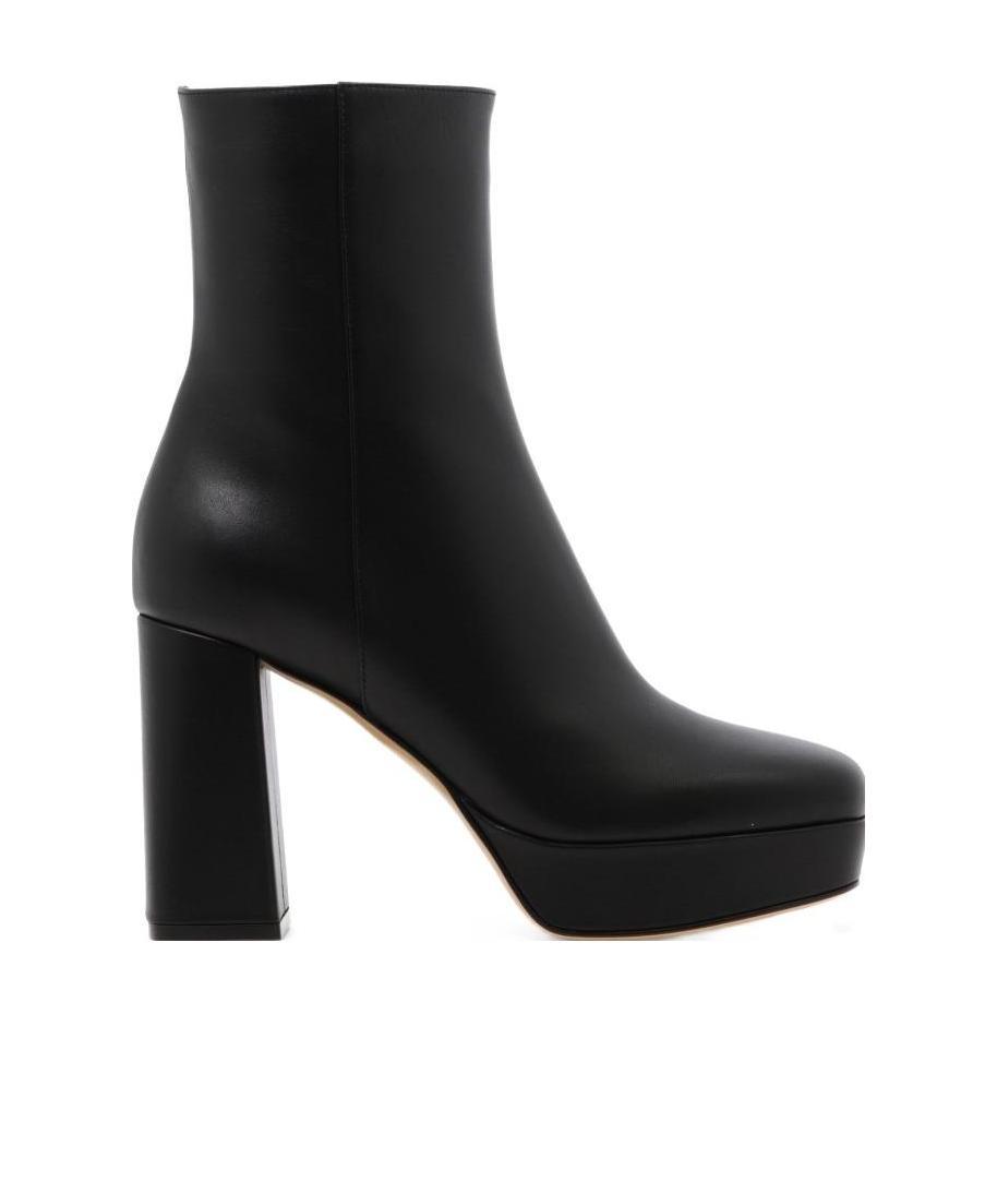 Shop Gianvito Rossi Daisen 100mm Heel Ankle-boot In Black