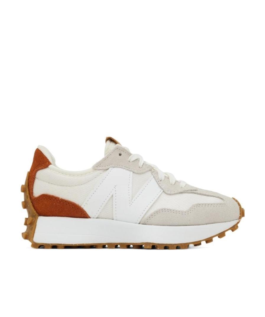 New Balance Mesh Spliced Casual Sneakers In White