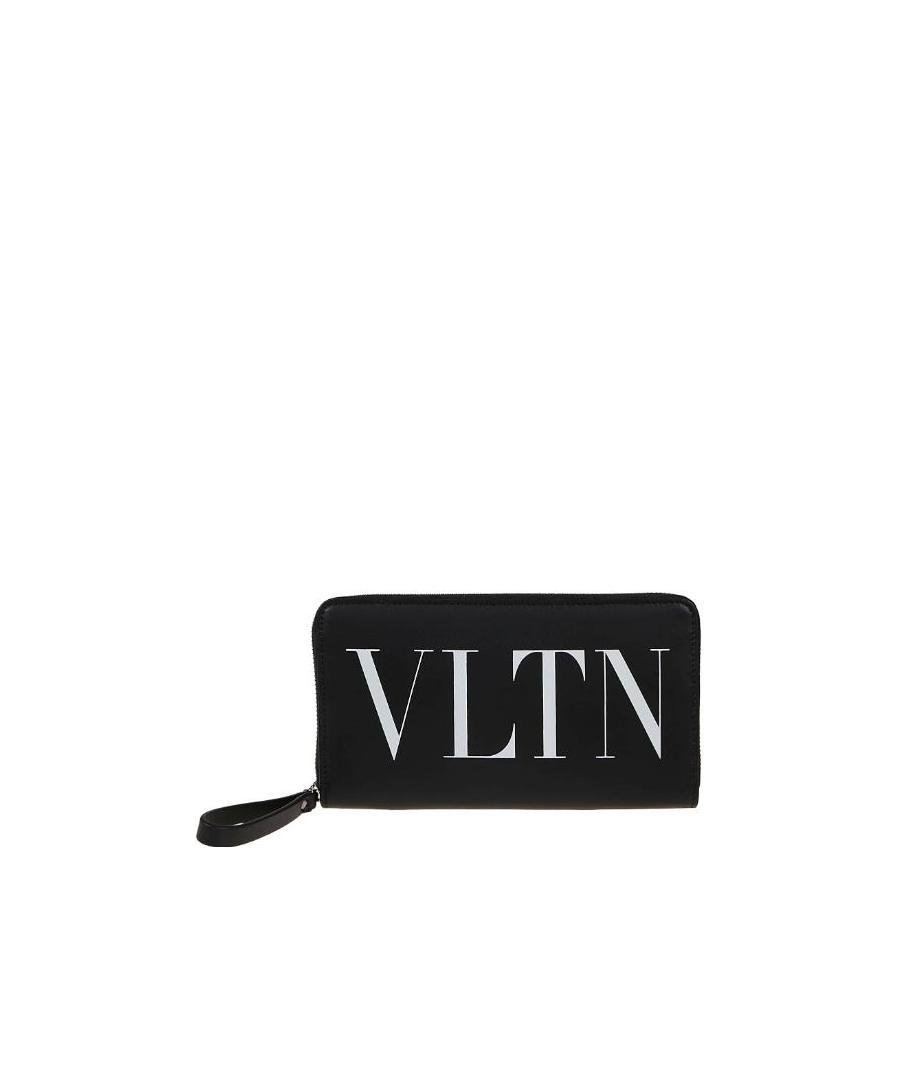 VALENTINO GARAVANI LOGO-PRINT ZIP-AROUND WALLET