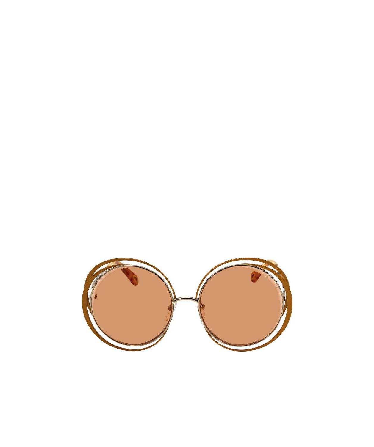 Chloé Round Sunglasses In Nude