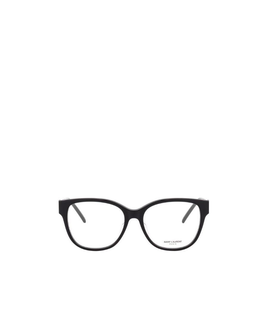 Saint Laurent Logo Flat Mirror In Black