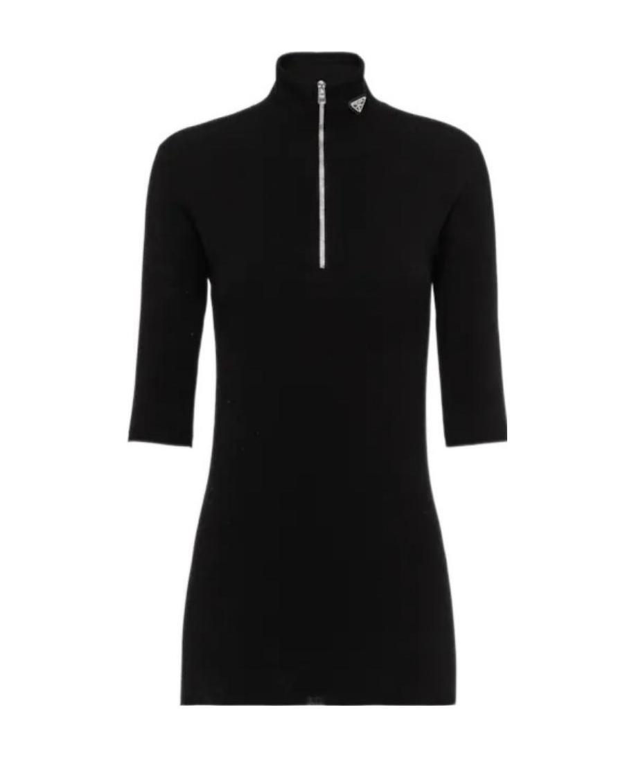 PRADA WOOL AND VISCOSE TURTLENECK SWEATER