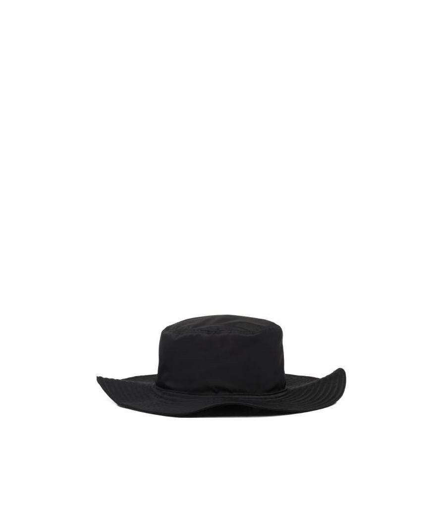 Prada Re-nylon Fedora Hat In Black