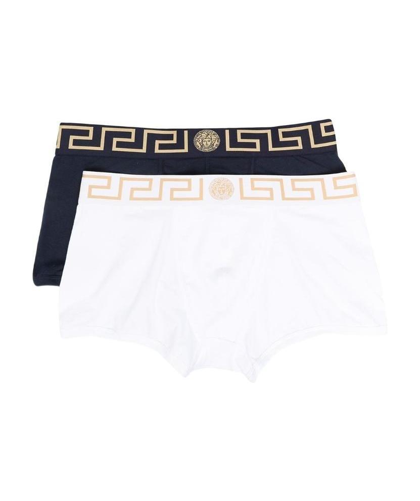 Versace Bi-pack Intimo Uomo Jersey Topeka Bi-stretch In White