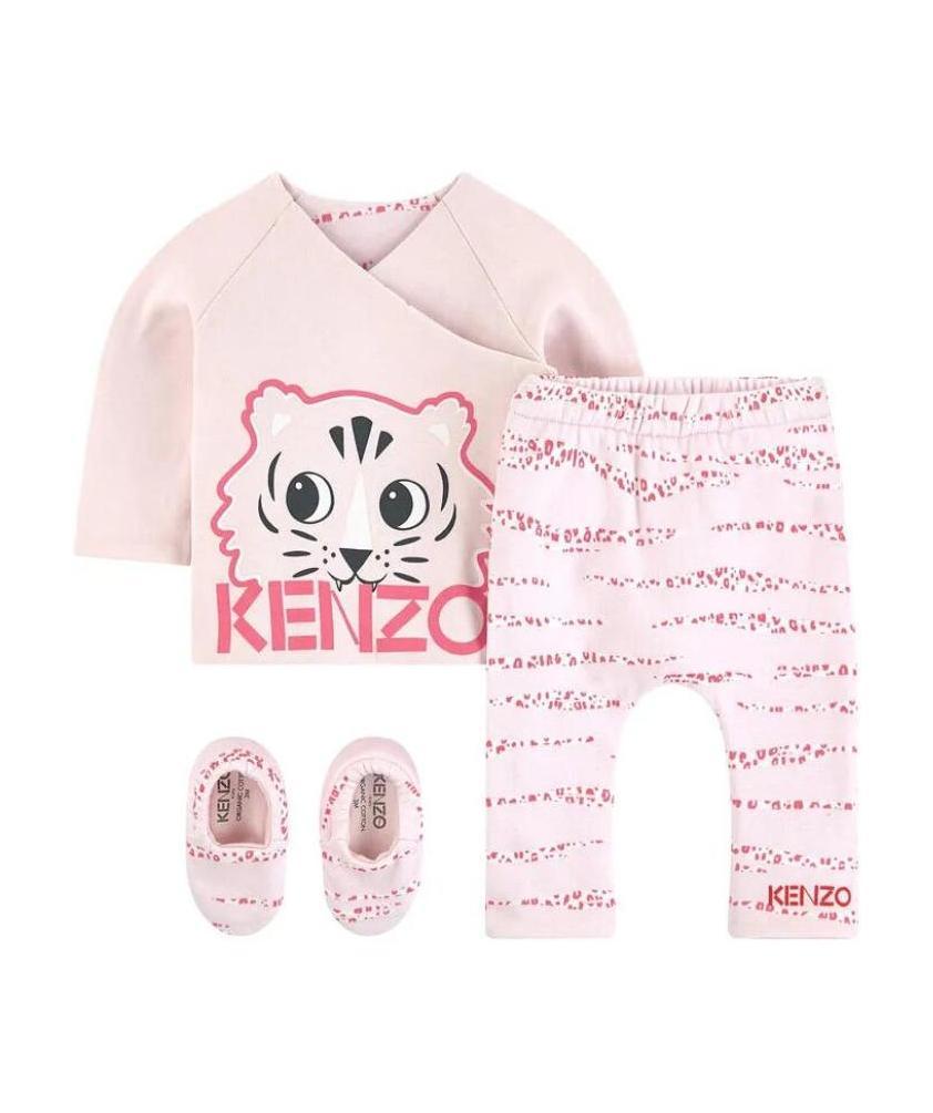 Kenzo Logo Set In Pink