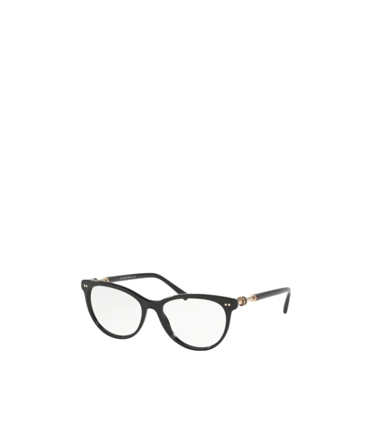 Bvlgari Black Round Frame Flat Mirror In White