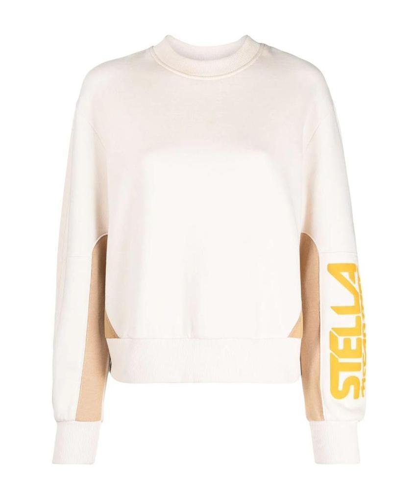 Stella Mccartney Sweatshirt With Logo In White