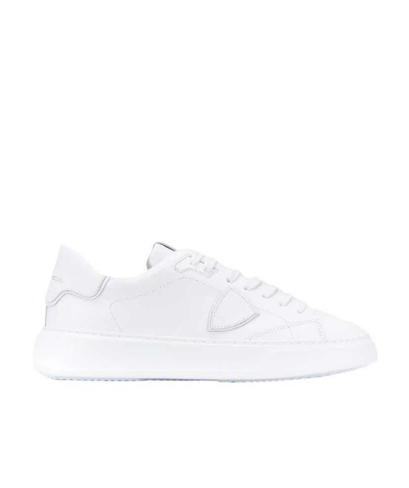 Philippe Model Low-top Lace-up Sneakers In White