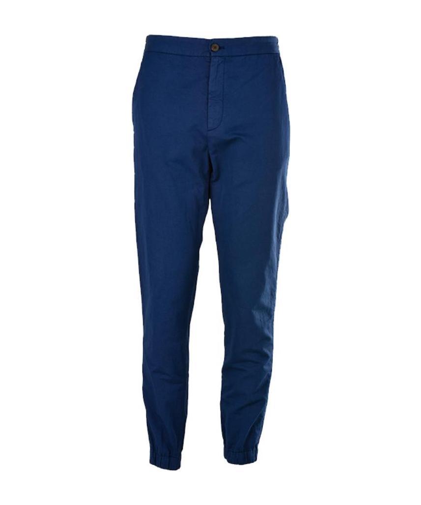 Zegna Straight Casual Pants In Blue