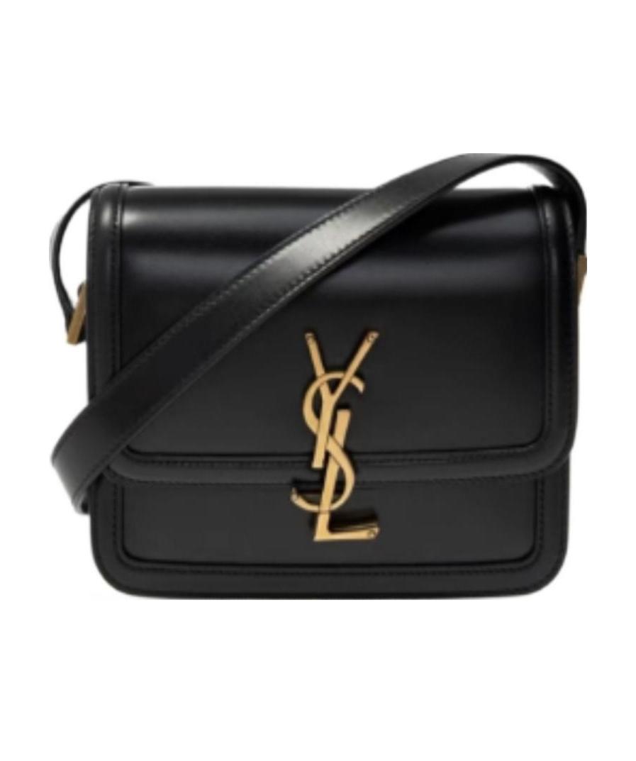 Saint Laurent Small Solferino Satchel Crossbody Bag In Black