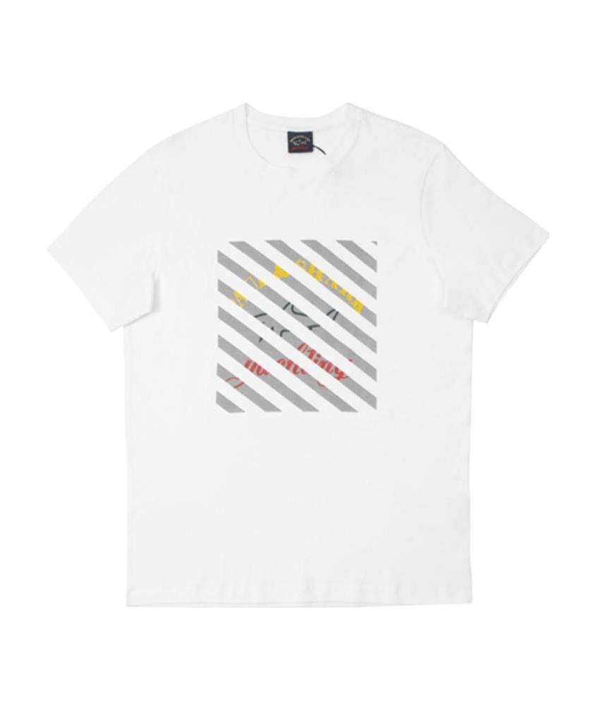 Shop Paul & Shark Logo Details T-shirt In White