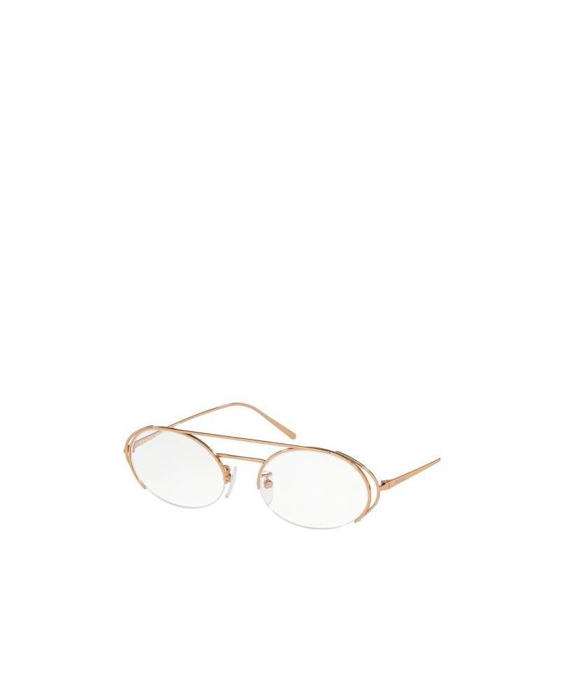 Prada Circular Flat Mirror In White