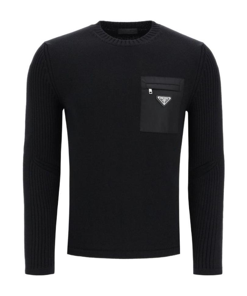 Prada Sweater Men In Black