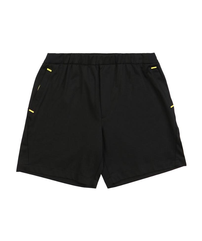 Prada Logo Detail Shorts In Black