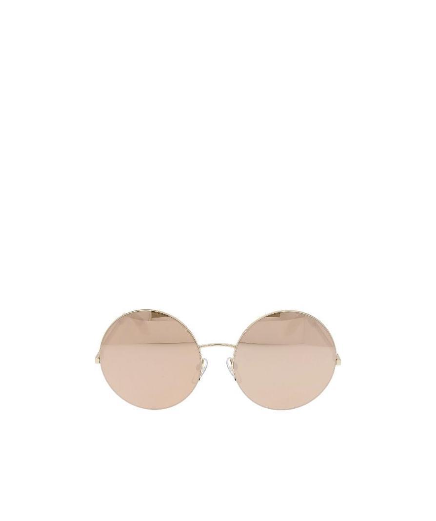 Victoria Beckham Round Frame Sunglasses In Nude