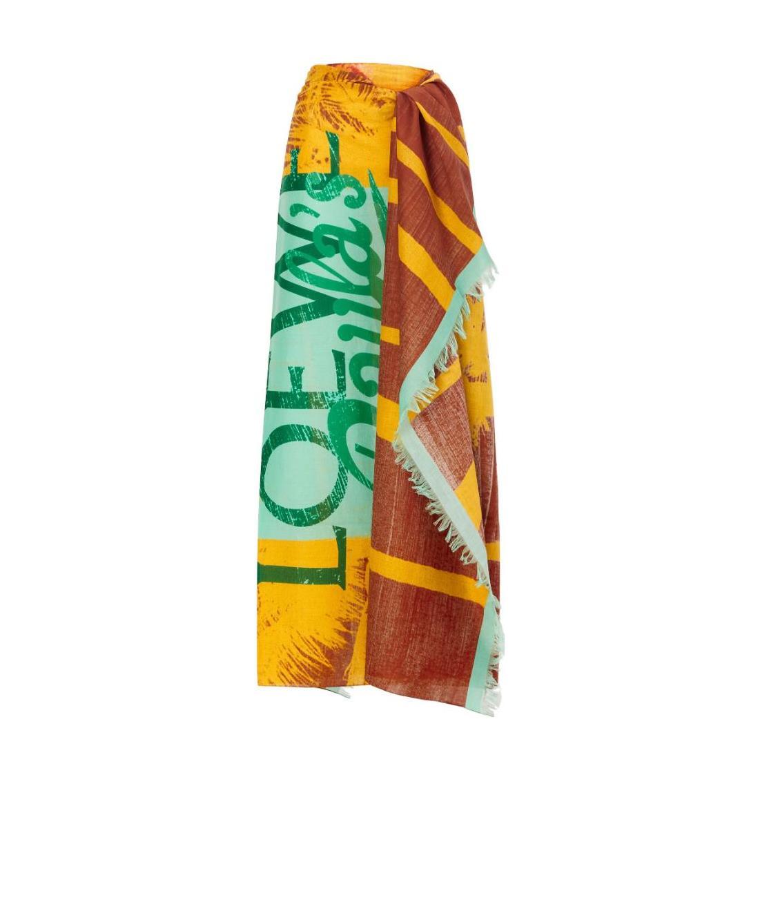 Loewe Palm Pareo In Cotton