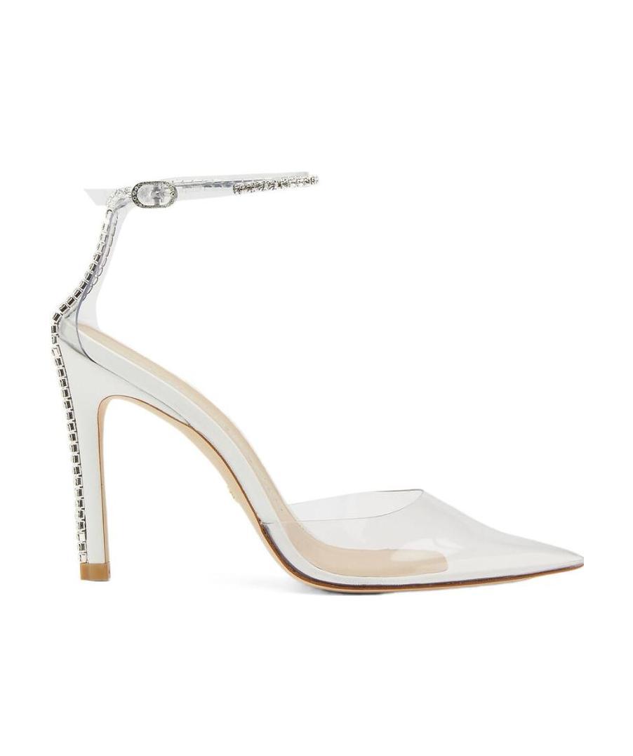 Stuart Weitzman Stuart Glam 115mm Pumps In White