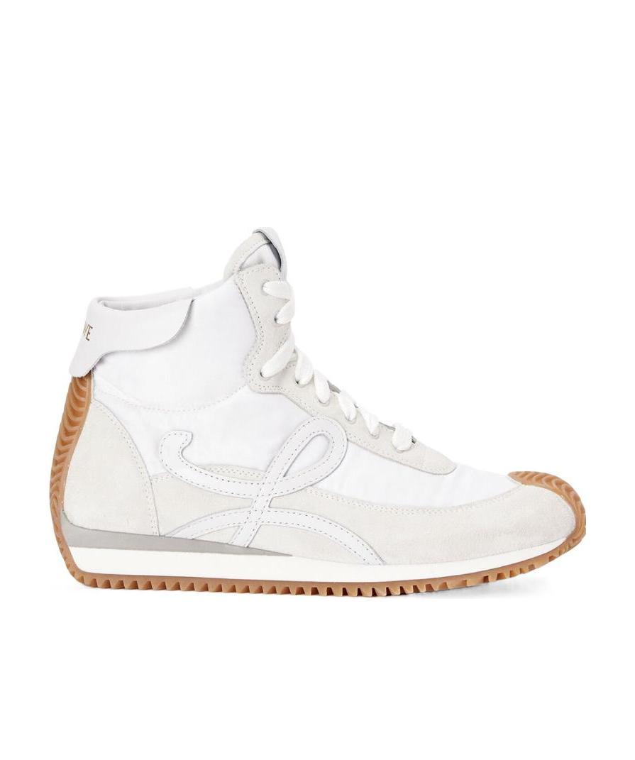 Loewe Flow High-top Sneakers In White