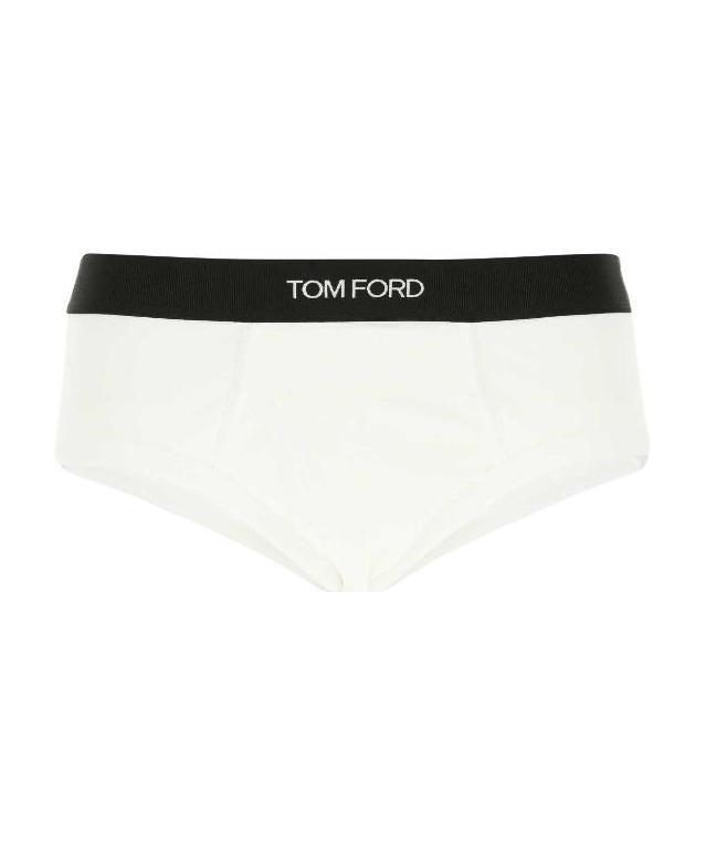 Tom Ford Two-pack Stretch Cotton And Modal-blend Briefs In White