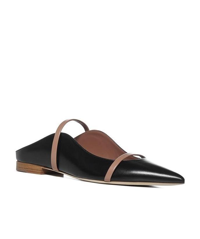 Malone Souliers Maureen 20mm Pointed-toe Mules In Black