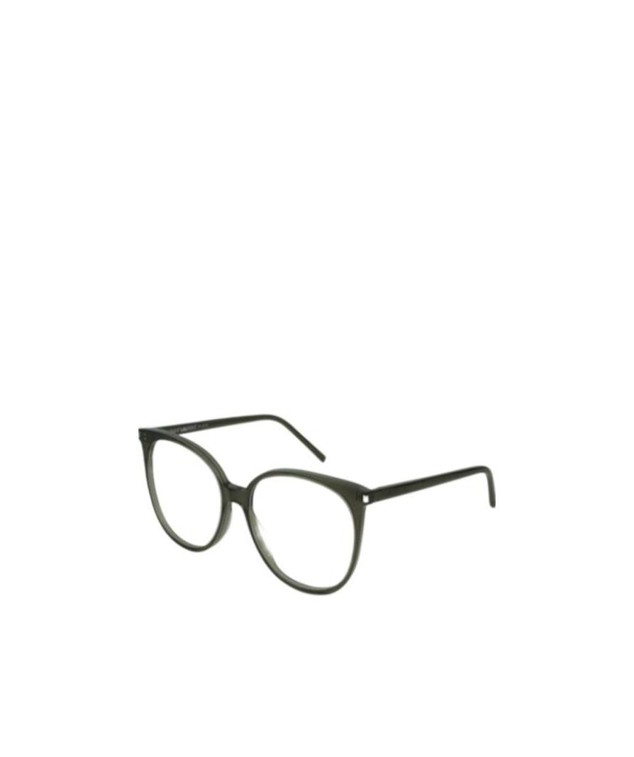 Saint Laurent Eyewear Round Frame Glasses In Black
