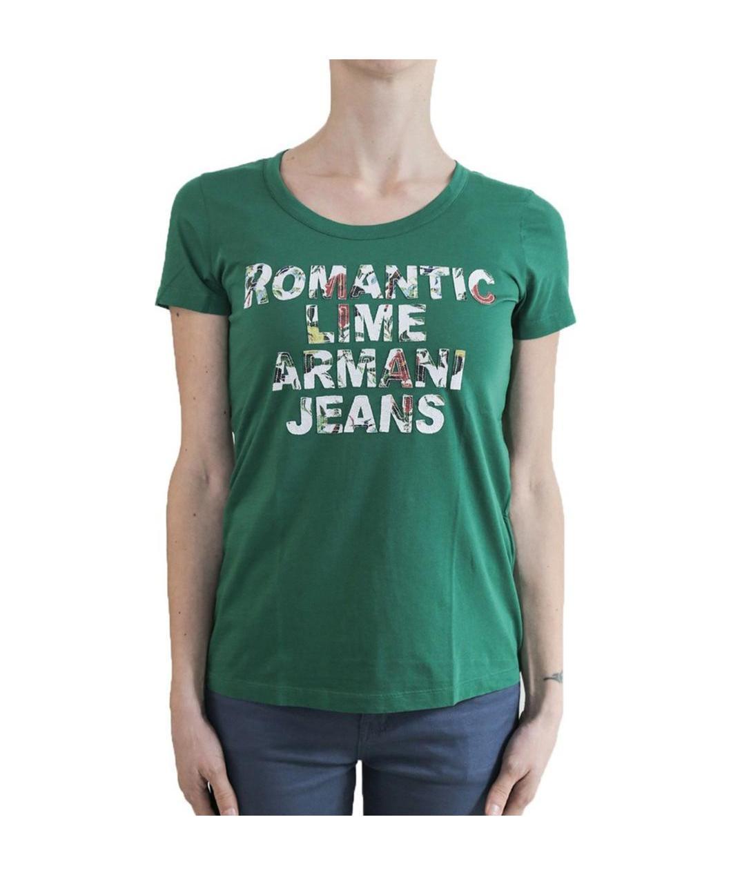 ARMANI JEANS ROUND-NECKED LOGO T-SHIRT