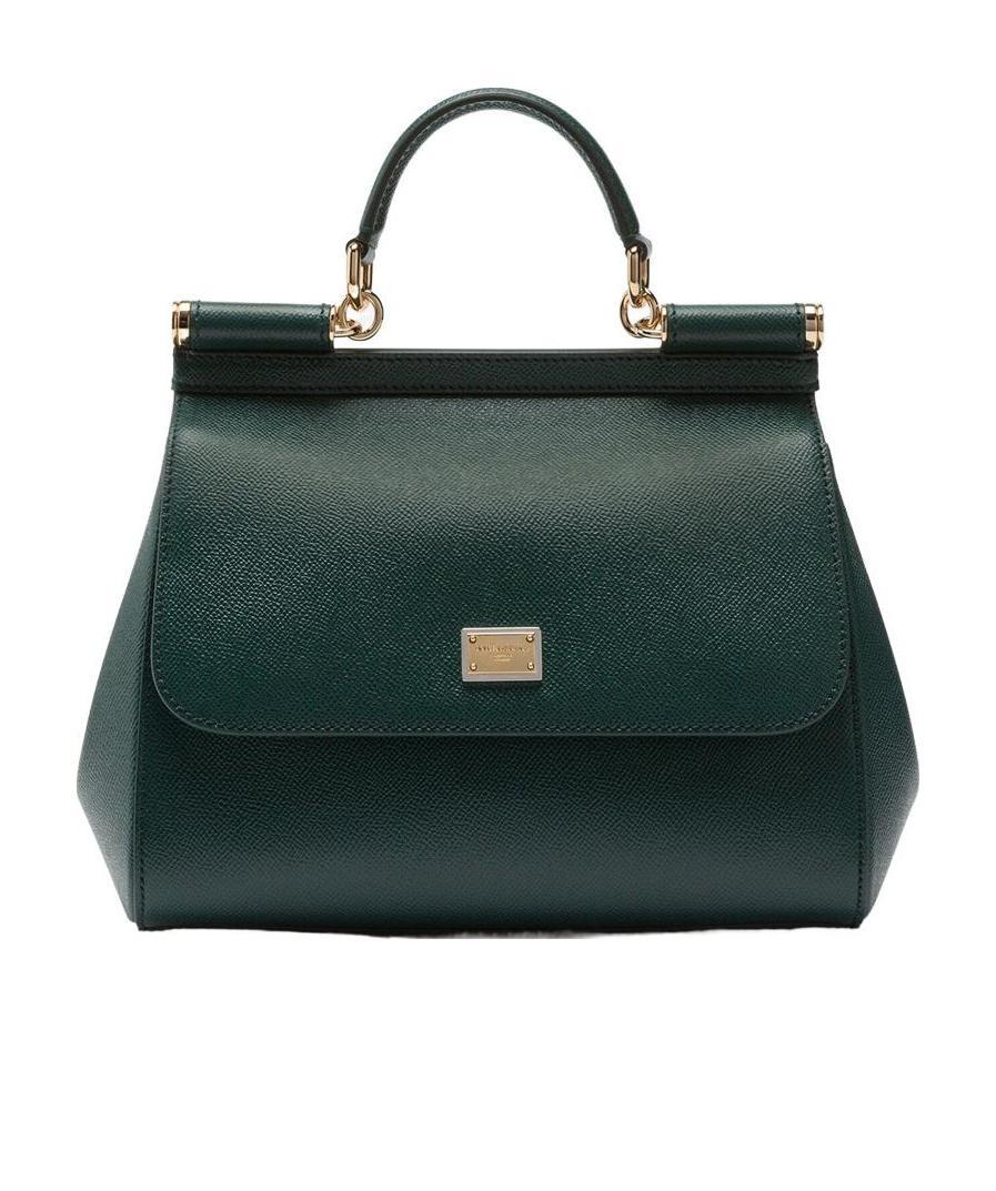 Dolce & Gabbana Cross-body Bag Structured Removable Strap In Green
