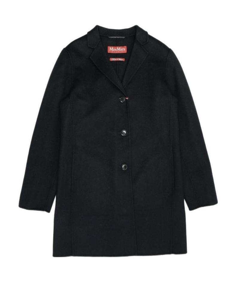 Max Mara Single-breasted Coat In Black