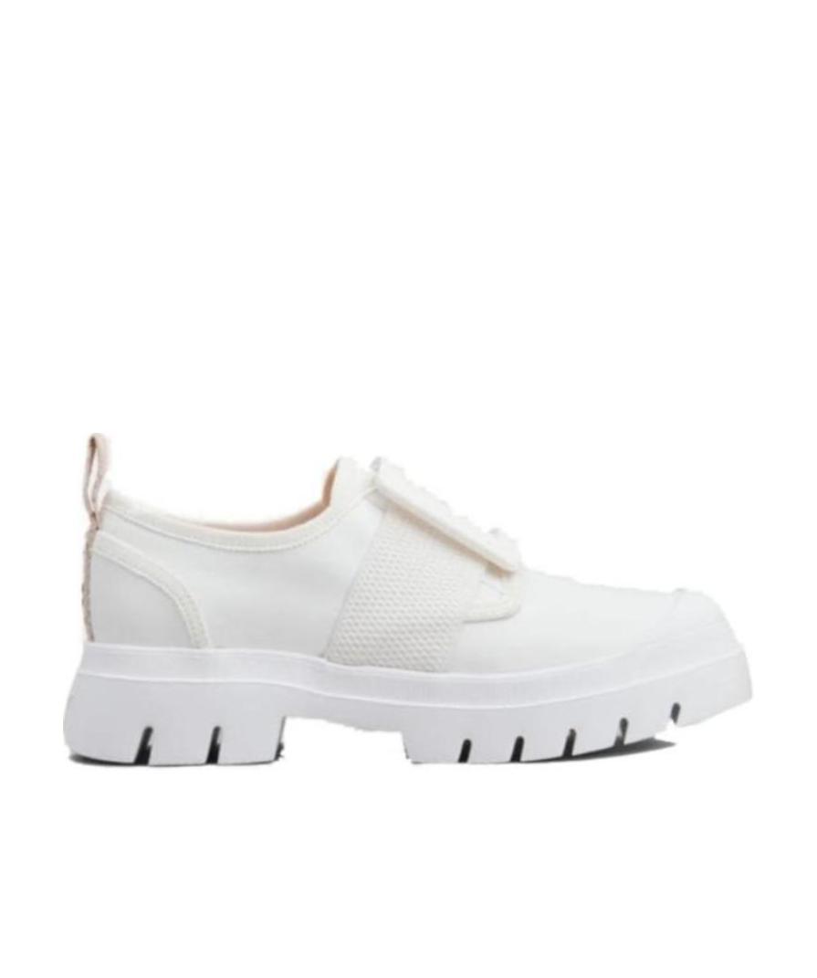 Roger Vivier Logo Casual Sneakers In White