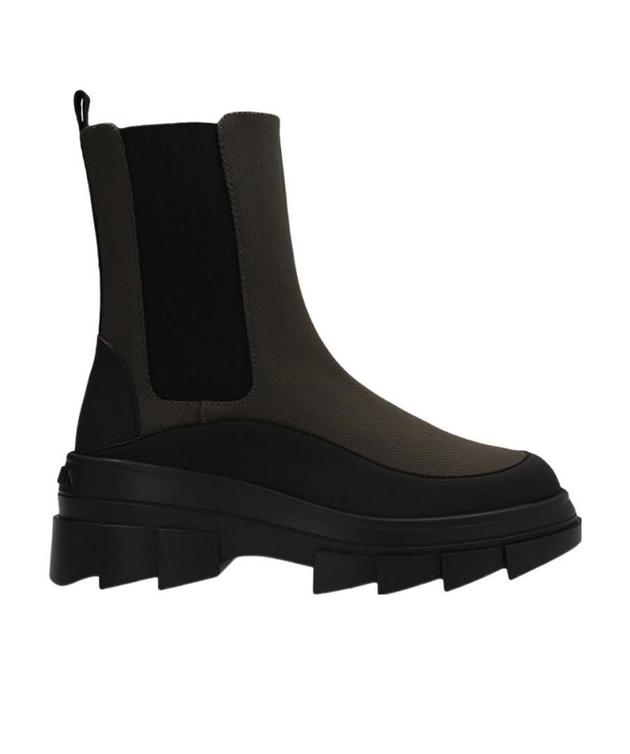 Stuart Weitzman Megalift Chelsea Boot In Black