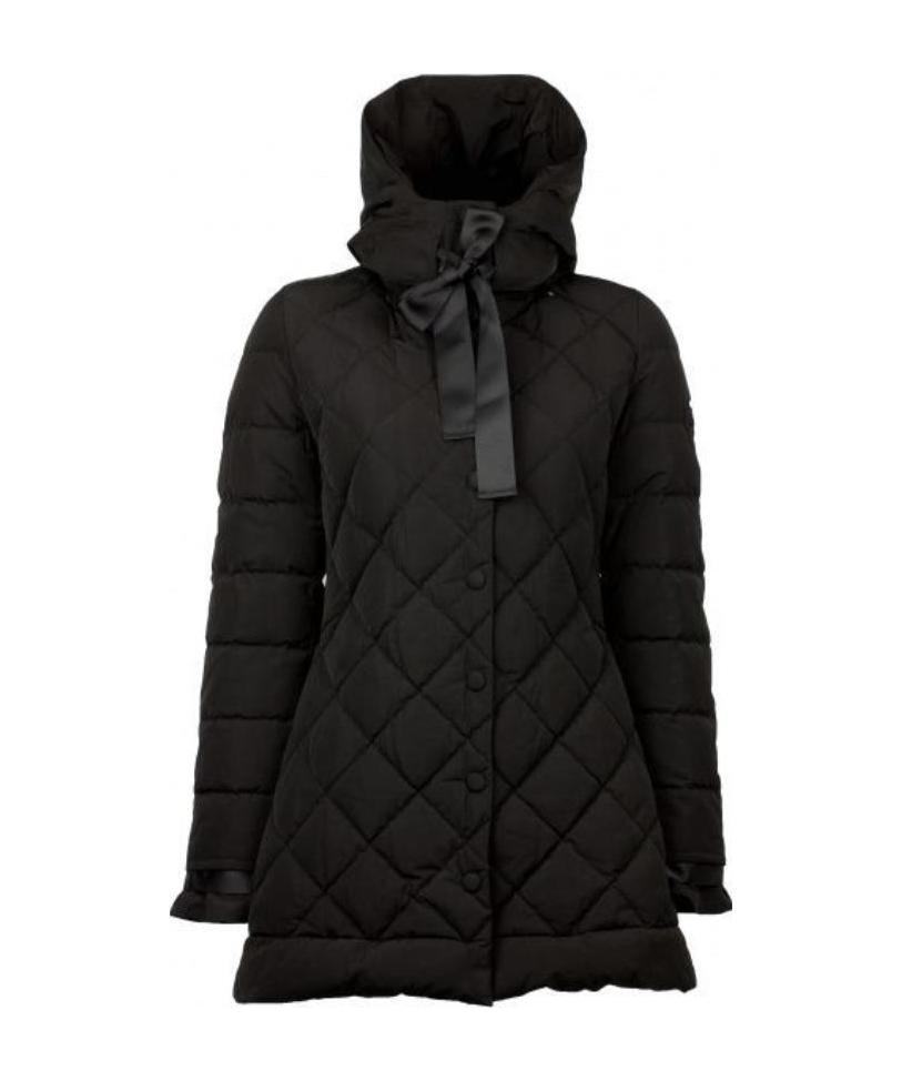 ARMANI JEANS SHORT STYLE DOWN JACKET WITH RIBBON