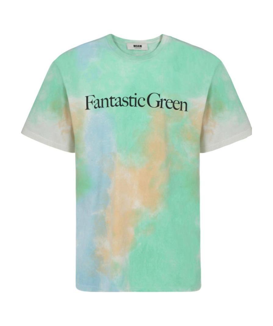 Msgm "fantastic Green" T-shirt In Green