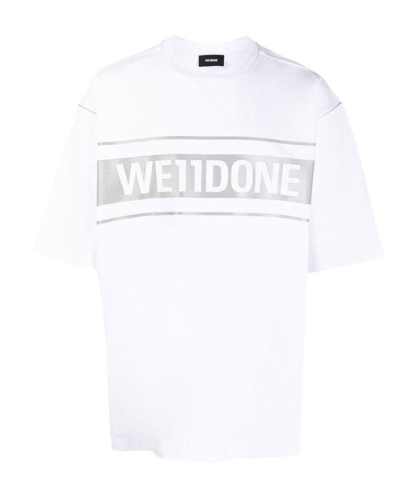 We11 Done We11done Logo Printed T-shirt In White
