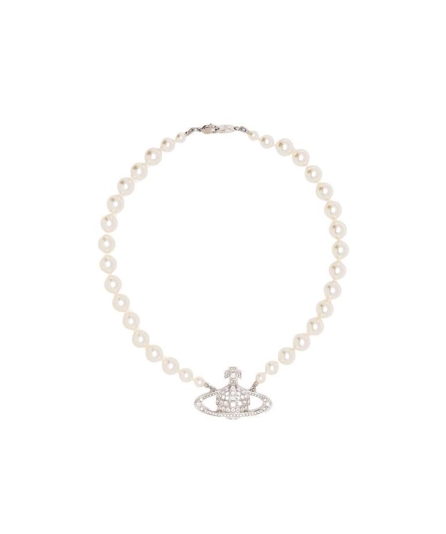 Vivienne Westwood Pearl Necklace In White