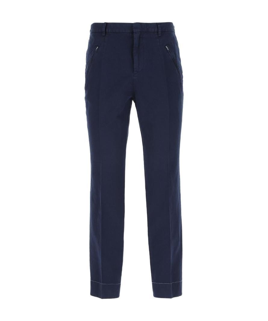 Maison Margiela Zip Pocket Cropped Trousers In Black