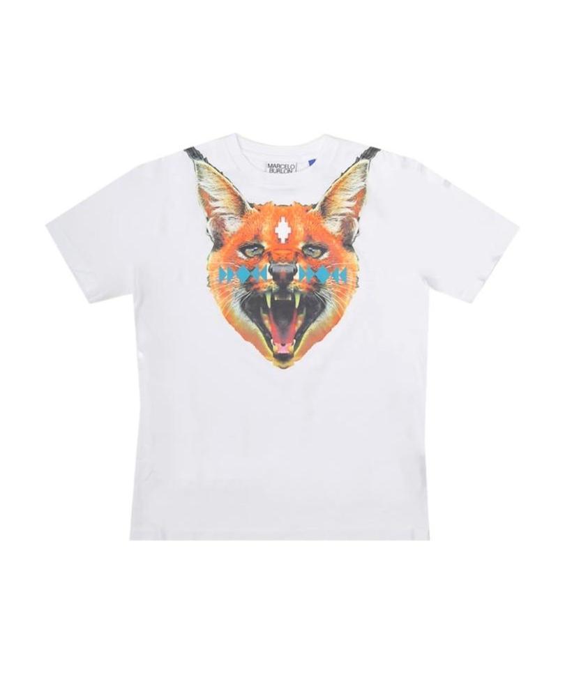 Marcelo Burlon County Of Milan Caracal-print Cotton T-shirt In White