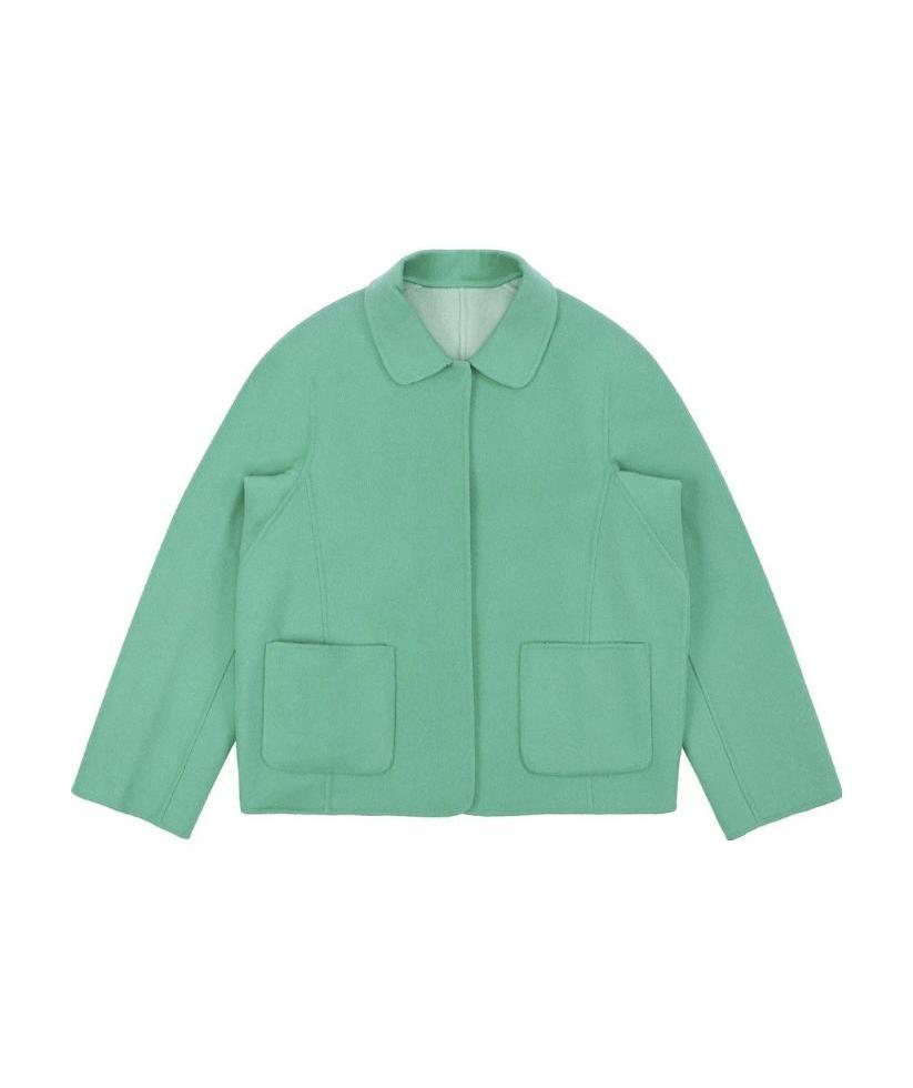 Weekend Max Mara Long-sleeved Short Style Casual Jacket In Green